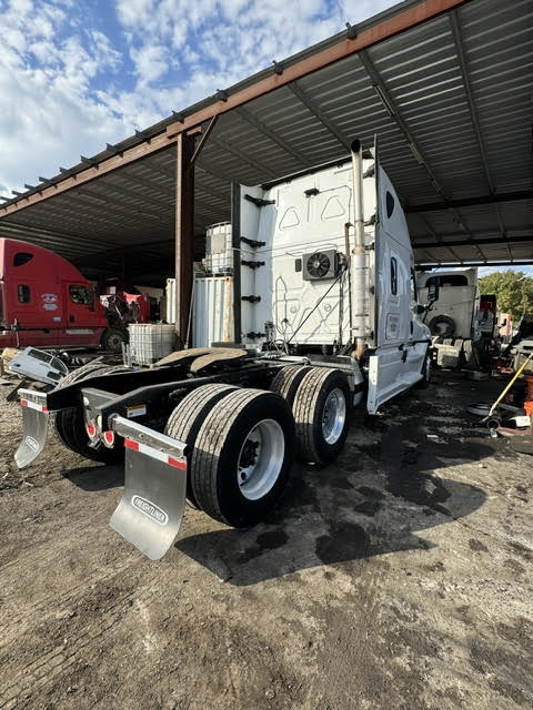 Semi truck at MCM Truck Service shop in Houston